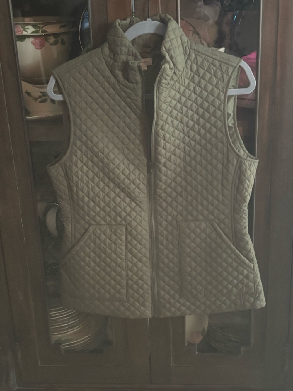 Daniel Cremieux Quilted Vest in Olive